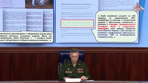 Briefing del 24/12/2024 del ministero della difesa chimico biologica della Federazione Russa le attività militari-biologiche degli Stati Uniti in Ucraina e in altre regioni del mondo Italia compresa