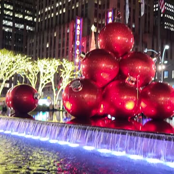 New York Christmas Holiday Winter Season America USA