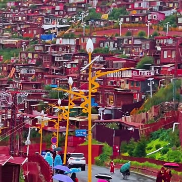 World Famous Red Monasteries 😍😮😇