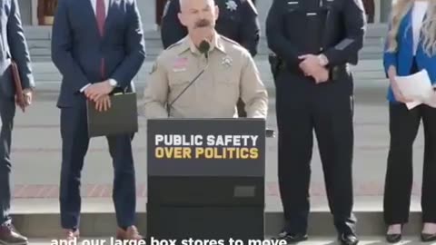 BASED California Sheriff Is Not Afraid To Speak The Truth