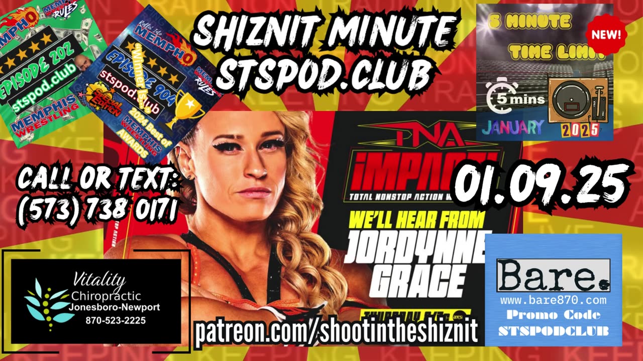 SHIZNIT MINUTE 01.09.25 -BT TALKS TNA!