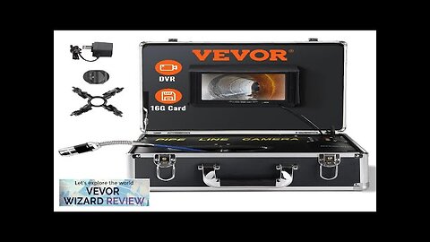 VEVOR Sewer Camera 100 ft/30 m 7" Screen Pipeline Inspection Camera Review