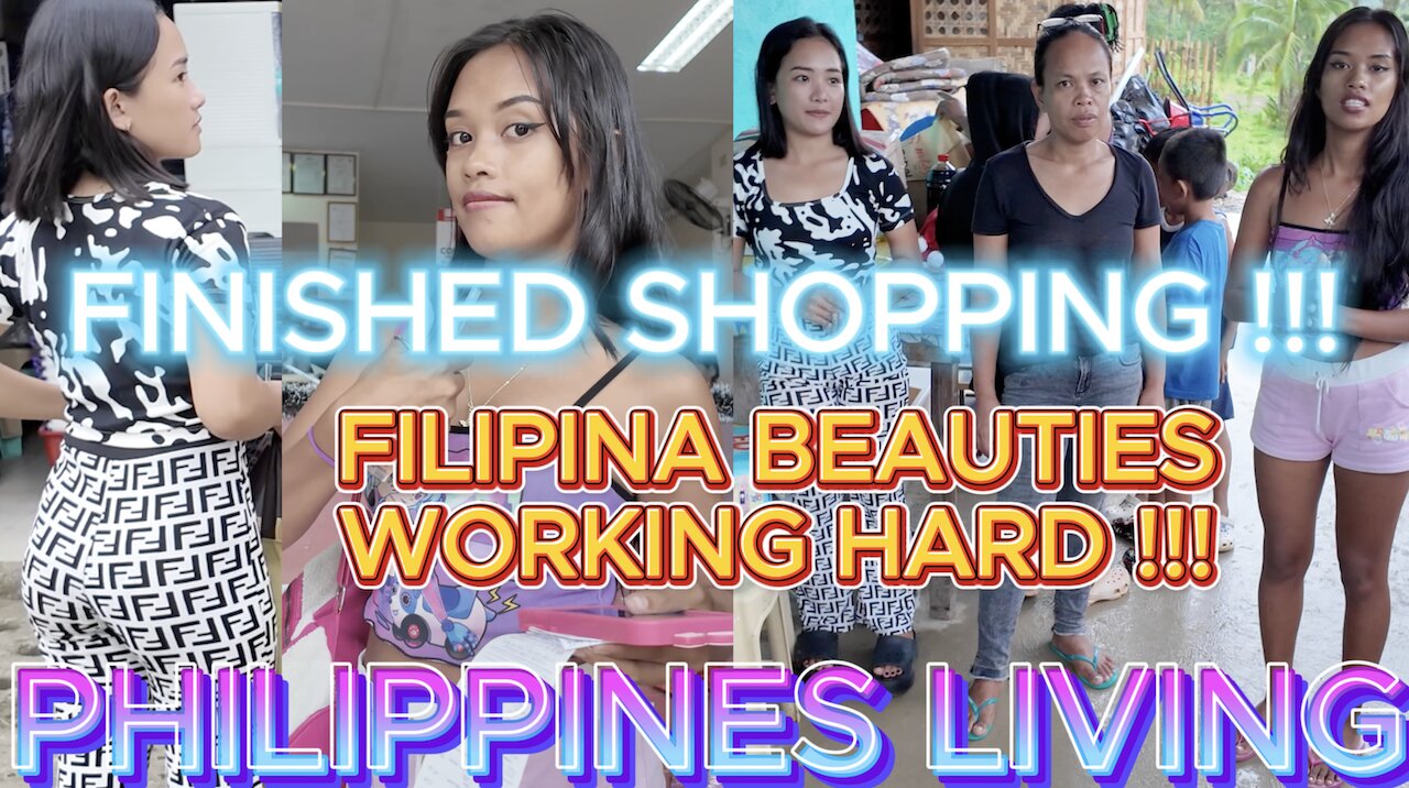 🇵🇭 FILIPINA ISLAND BEAUTIES LAST CHRISTMAS RAFFLE SHOPPING DAY! Off Grid Morena Living Philippines