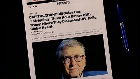 BREAKING: Nightmare Development! Bill Gates Claims President Trump