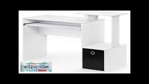 Furinno Econ Multipurpose Home Office Computer Writing Desk White/Black Review