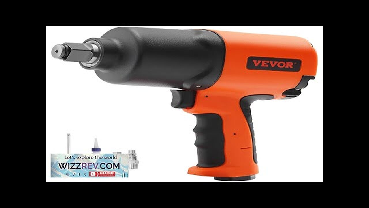 VEVOR Air Impact Wrench 3/4" Square Drive 1870ft-lb Nut-busting Torque 90-120PSI Review