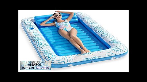 Inflatable Tanning Pool Lounger Float Jasonwell 4 in 1 Sun Tan Review