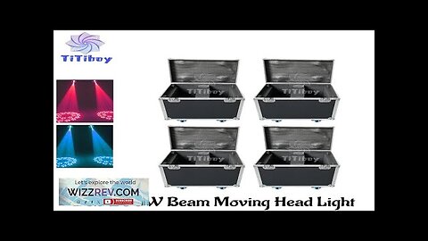 No Tax 4Pcs Flight Cases For LED Moving Head Light 200W Beam Review