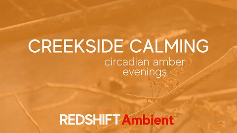 Creekside Calming - Circadian Amber - Evenings - Winter Relaxation | REDSHIFT Ambient