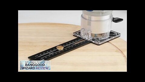 GANWEI Woodworking Circle Cutting Jig for Electric Trimming Machine Wood Router Milling Review