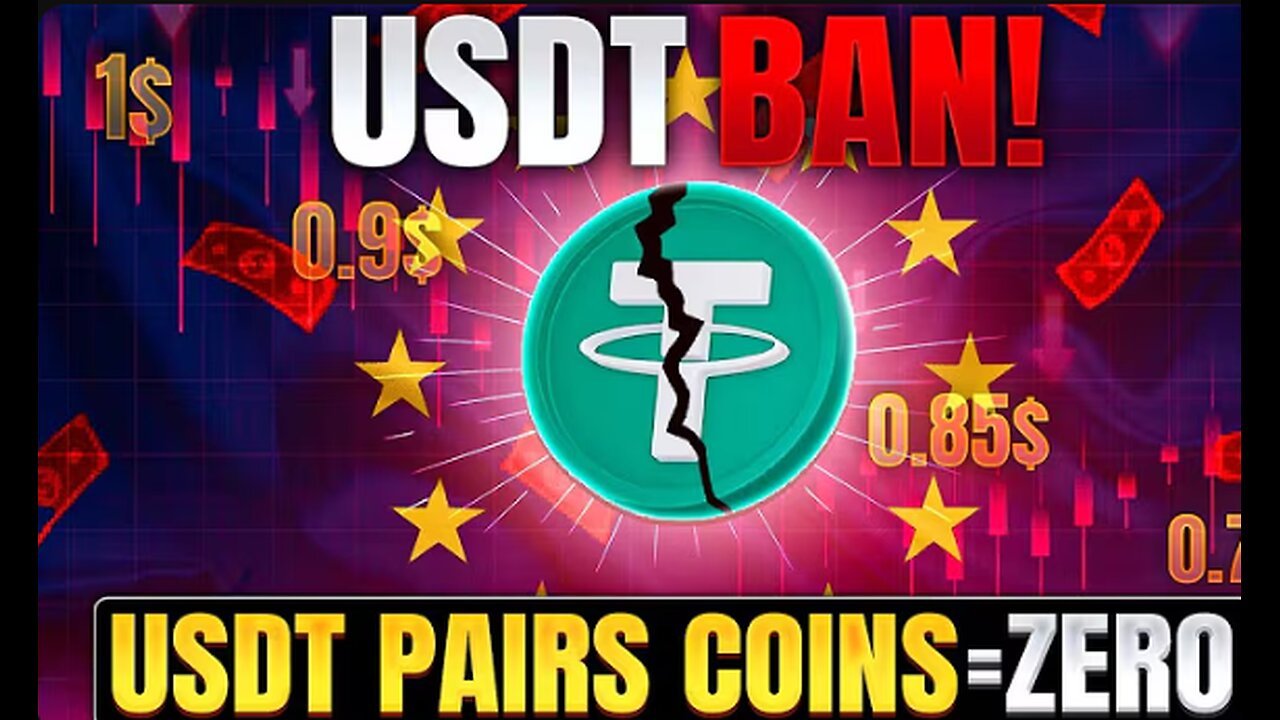 USDT TETHER Delist in Europe - USDT ZERO - USDT Safe or Not? ALTCOIN CRASH to 0 - Crypto News