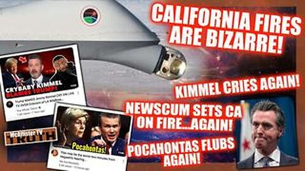 HEADLINES! KIMMEL CRIES AGAIN! NEWSCUM BURNS DOWN CA! WILL FERREL CANNIBAL CLUB!