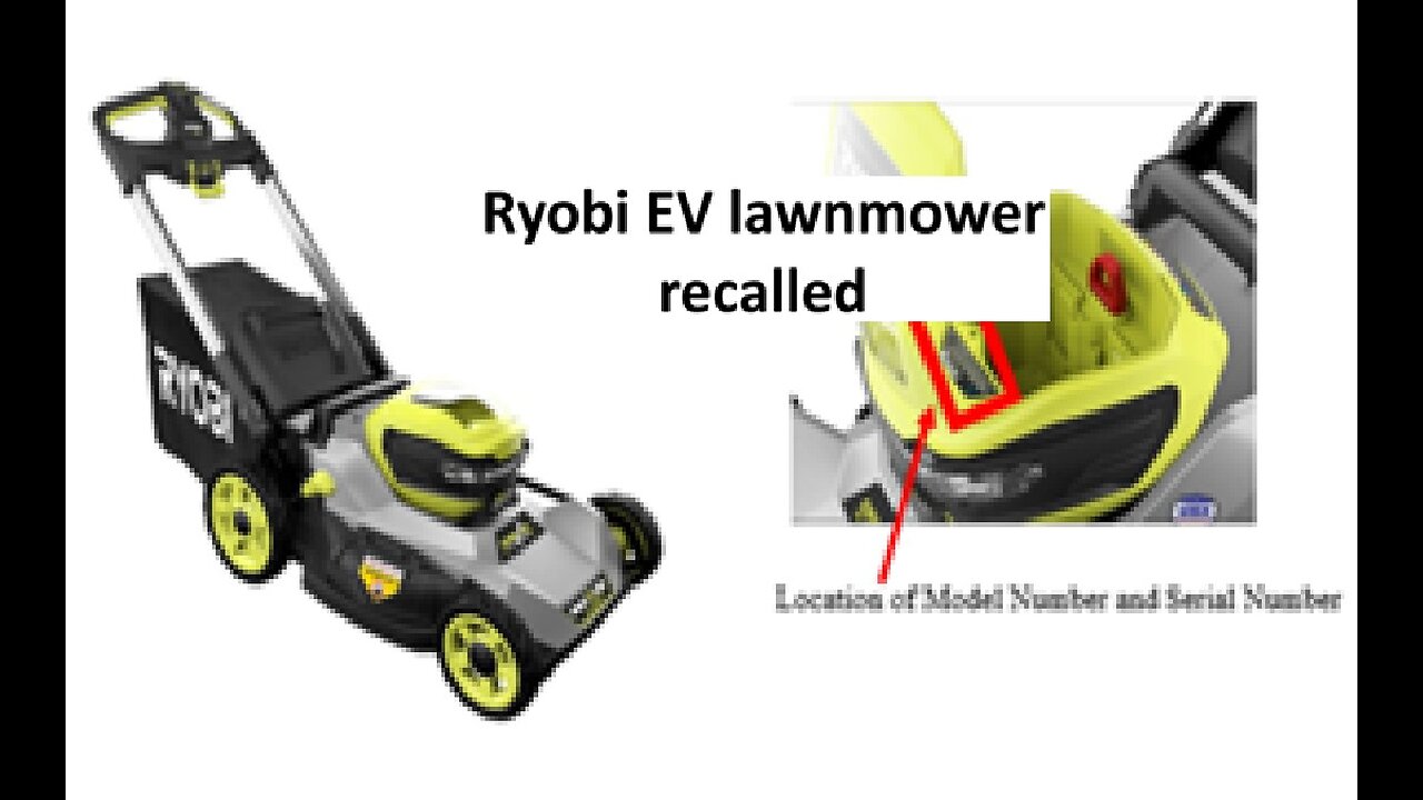 Ryobi cryobi lawn mower recall