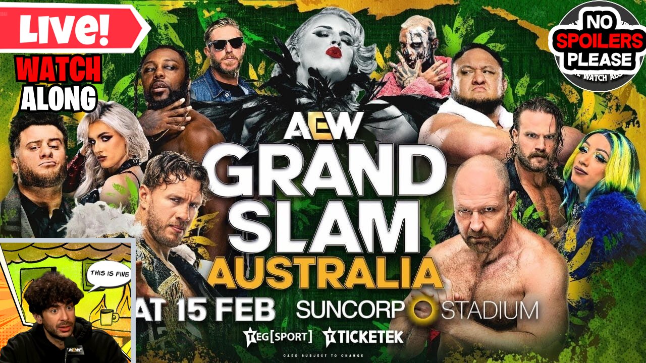AEW Grandslam Watch Along With Rumbles Foremost Authority On All Wrestling Matters