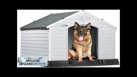 LEMBERI Durable Waterproof Plastic Dog House for Small to Large Sized Dogs Review