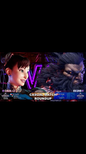 Kuya Kalbo SF6 Casual Match Roundup. Chun Li 4 star Diamond Rank [Hori Fight Stick]