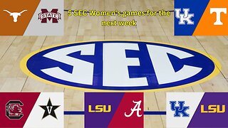 The 5 SEC women’s basketball games to watch from 2-22 to 2-28