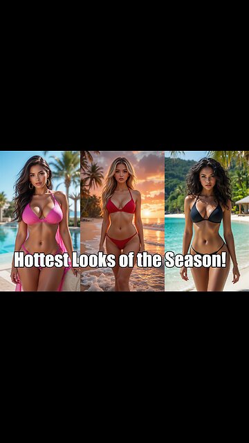 🔥 Hottest Bikini Models in Exotic Locations | Glamour, Fashion & Beauty 💃🌴