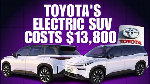 Toyota's new bZ3X EV gets 520 km range - price starts at $13,800 USD