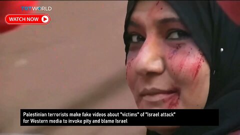 Palestinian terrorists preparing “victims” for Western media