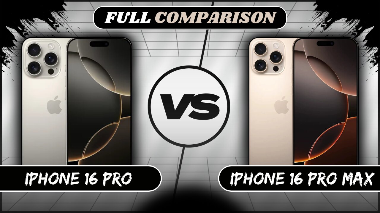 iPhone 16 Pro Vs iPhone 16 Pro Max Full Comparison | Phone Sphere