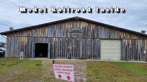 HO Scale Model Railroad In A Barn