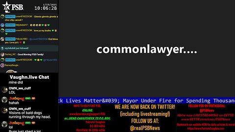 2025-01-19 10:00 EST - A Common Lawyer Comments: with Brent Winters