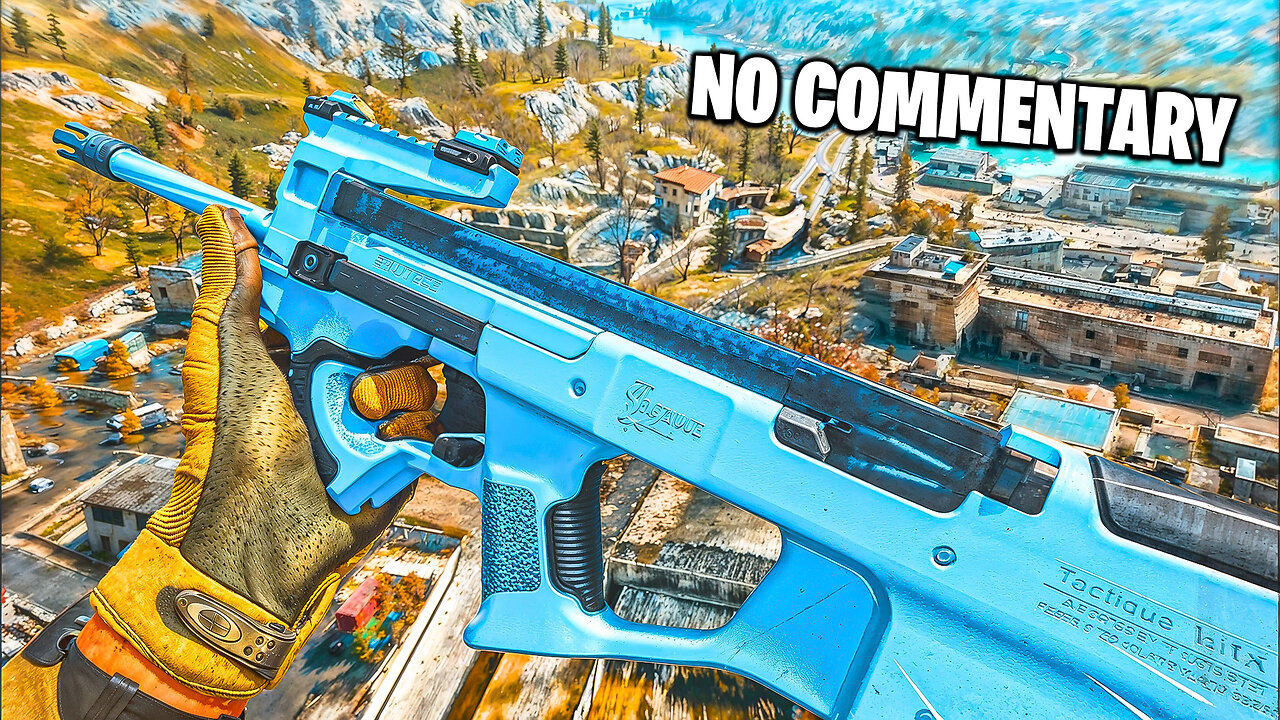 The HIP-FIRE P90 in WARZONE SOLOS (No Commentary Gameplay)