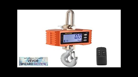 VEVOR Hanging Scale 1000KG (2200LBS) Orange Digital Industrial Heavy Duty Crane Scale Review