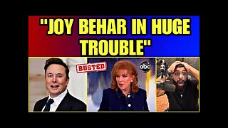 Joy Behar 'The View' Host FORCED OFF AIR By ABC Producers after Lying about Elon Musk.. SUED!!