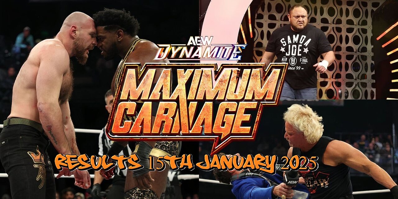 AEW Dynamite Maximum Carnage Results 2025 15th January 2025