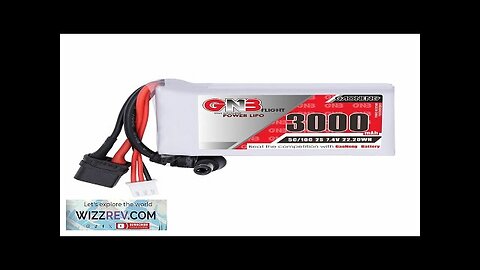 Gaoneng GNB 7.4V 3000mAh 5C 2S LiPo Battery DC5.5/XT60U Plug for Fatshark Review