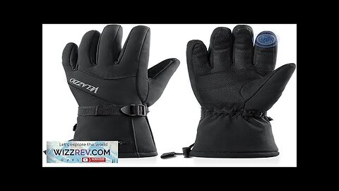 VELAZZIO Winter Gloves for Cold Weather Ski Gloves Waterproof Breathable Snowboard Gloves Review