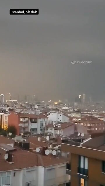 Panic in Turkey Due to the Appearance of a DEMON FACE in the Sky During a Great Storm!!