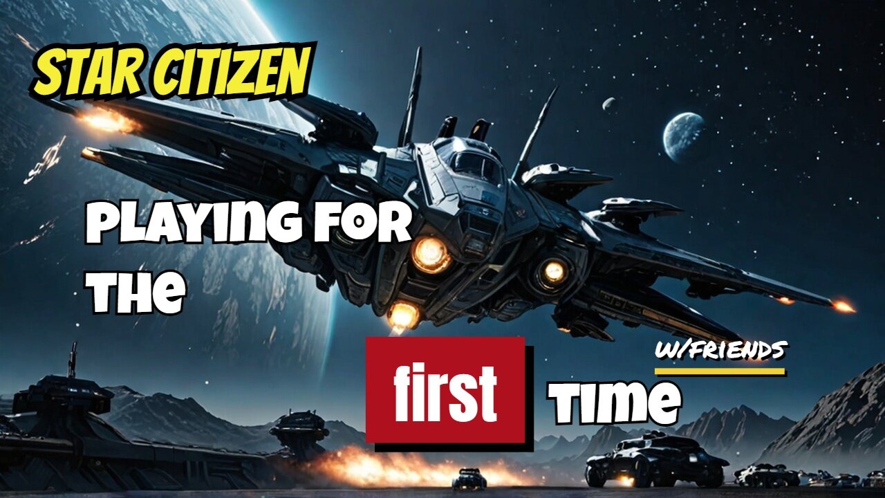 PLAYING Star Citizen WITH FRIENDS FOR THE FIRST TIME EVER!