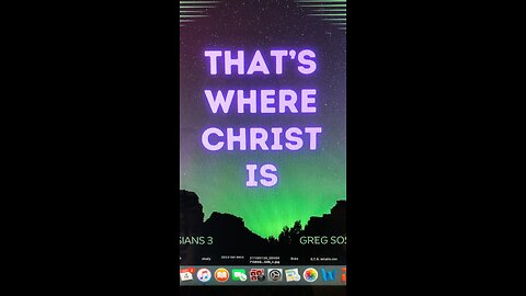 That’s Where Christ Is