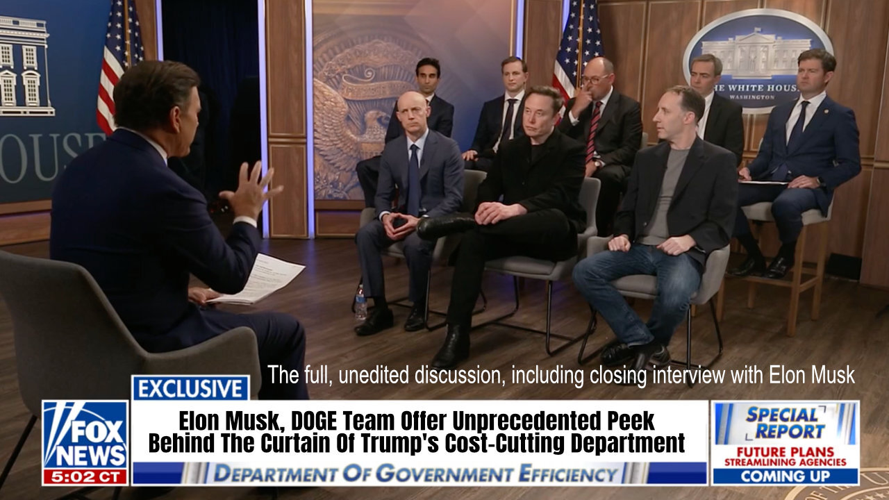 Elon Musk, DOGE Team Offer Unprecedented Peek Behind The Curtain Of Trump's Cost-Cutting Department