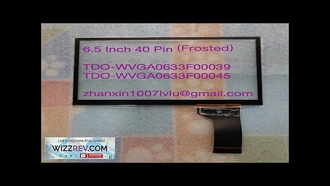 New 6.5 Inch 40 Pin Frosted Touch Screen TDO-WVGA0633F00039 WVGA0633F00045 For VW Review