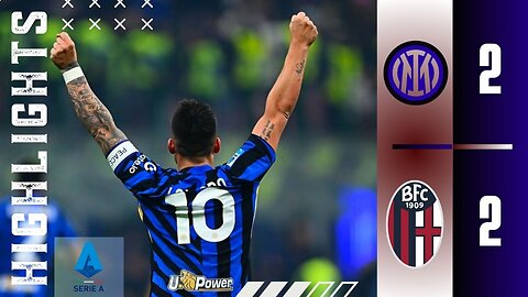 Inter Milan 2-2 Bologna | Highlights | Serie A 24/25 | Draw At San Siro 🔵⚫