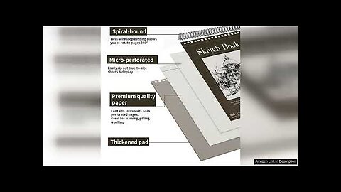 Sketch Book, Top Spiral Bound Sketch Pad, Review