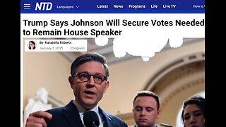 Trump says Johnson will Get the Votes - Jan. 1, 2025