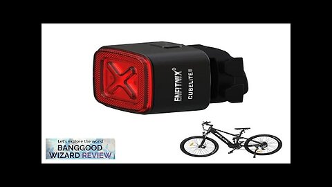 Enfitnix Cubelite III Smart Bike Taillight Brake Sense 400mAh Battery 4 Light Review