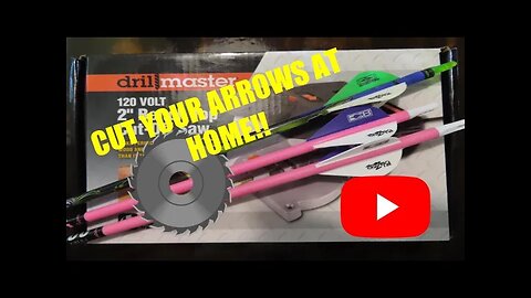 Cut Carbon Arrows At Home | DIY Carbon Arrow Cutting | Mini Chop Saw Review