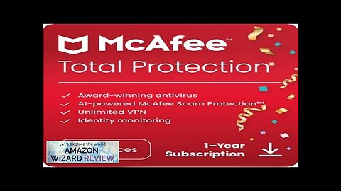 McAfee Total Protection 2024 5 Device Cybersecurity Software Includes Antivirus Review