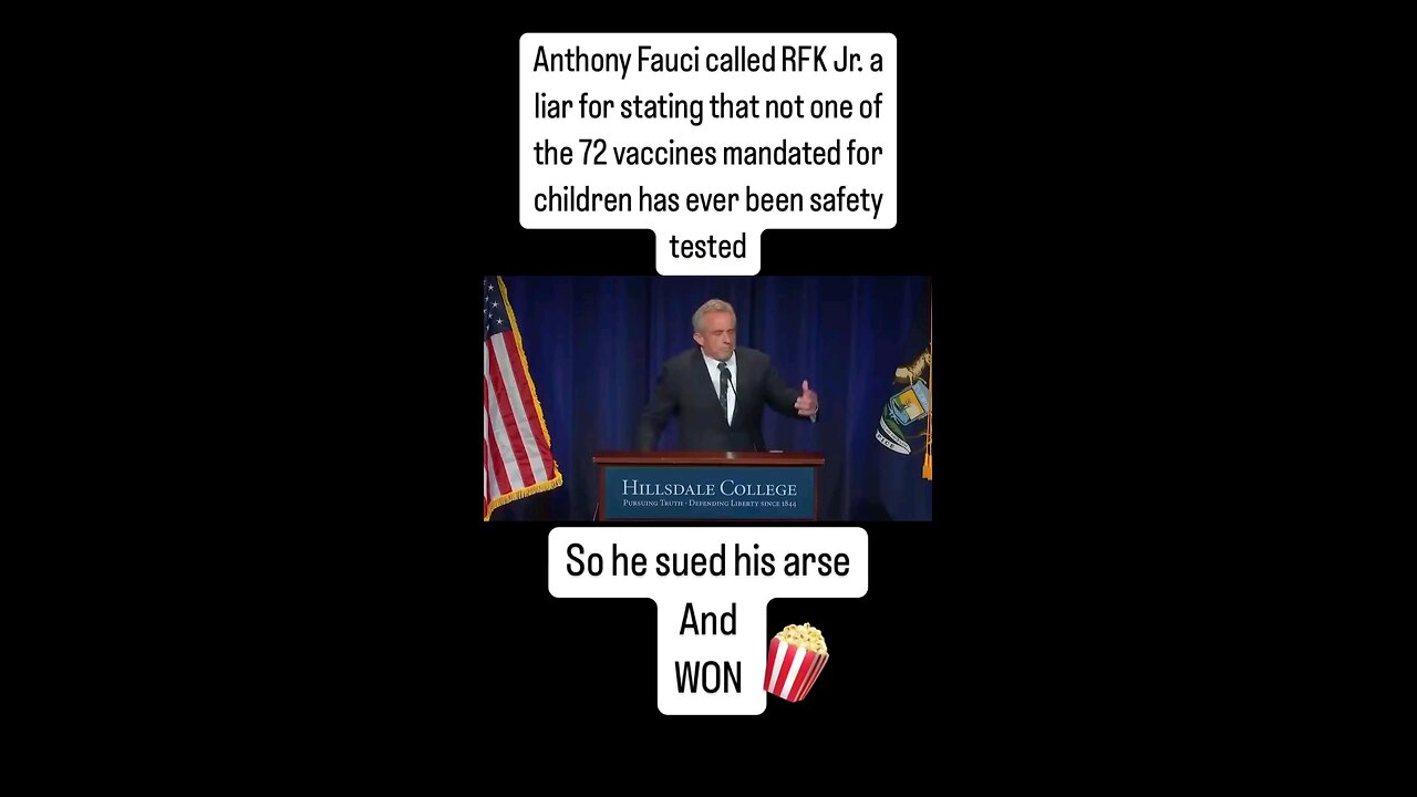 RFKjr says no vaccines in use have been tested against a placebo