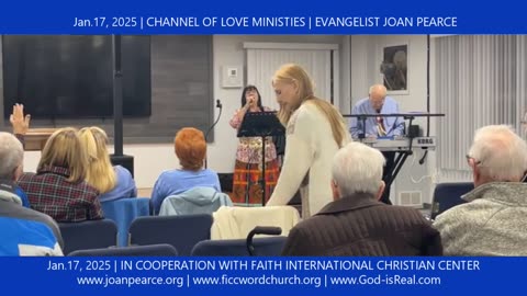 Jan 17, 2025 First Evening of Miracle Service with Evangelist Joan Pearce