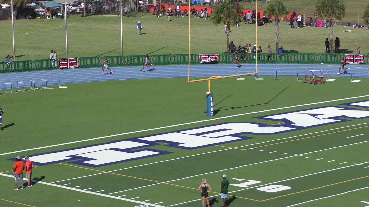 Girls 400 Meter Heat 12 • 2025 Louie Bing Invitational Traz Powell Stadium Miami, FL