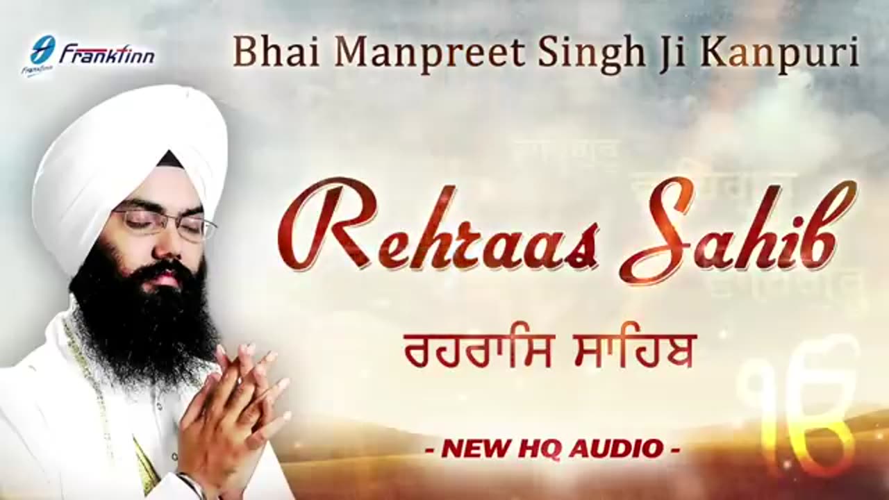 Rehras Sahib Full Live Path Bhai Manpreet Singh Ji Kanpuri _ Nitnem _ New Shabad Gurbani Kirtan Live