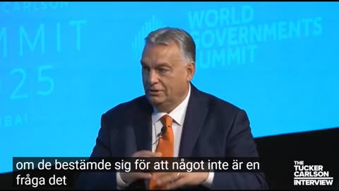 # 1356 - Tucker Carlson intervjuar Victor Orbán. SVENSKTEXTAD