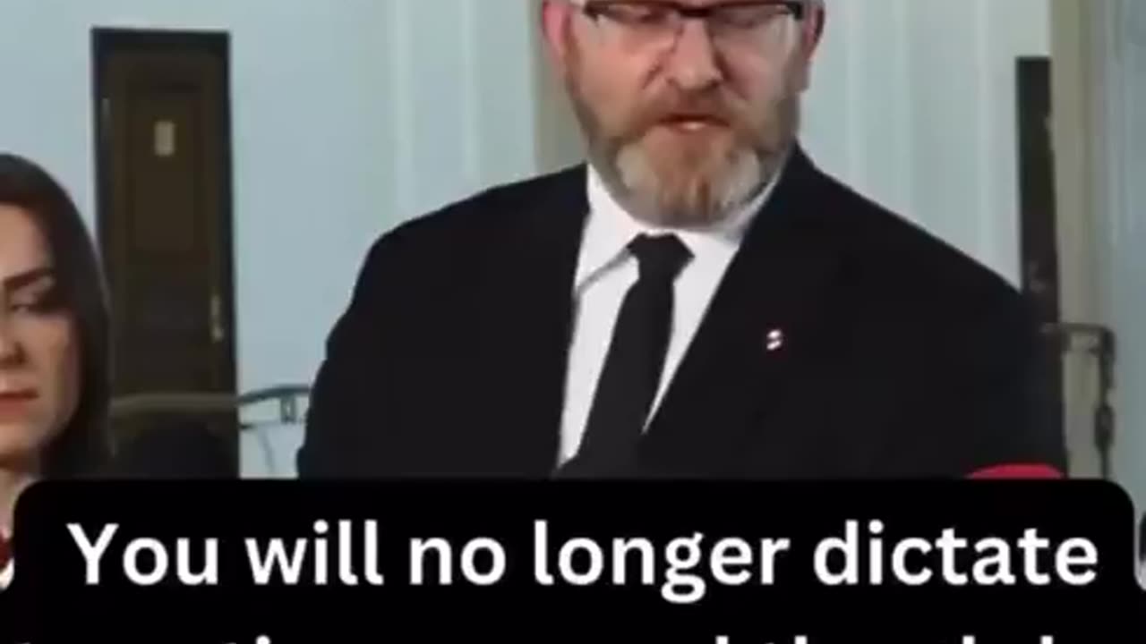 Grzegorz Braun has a message to the jews